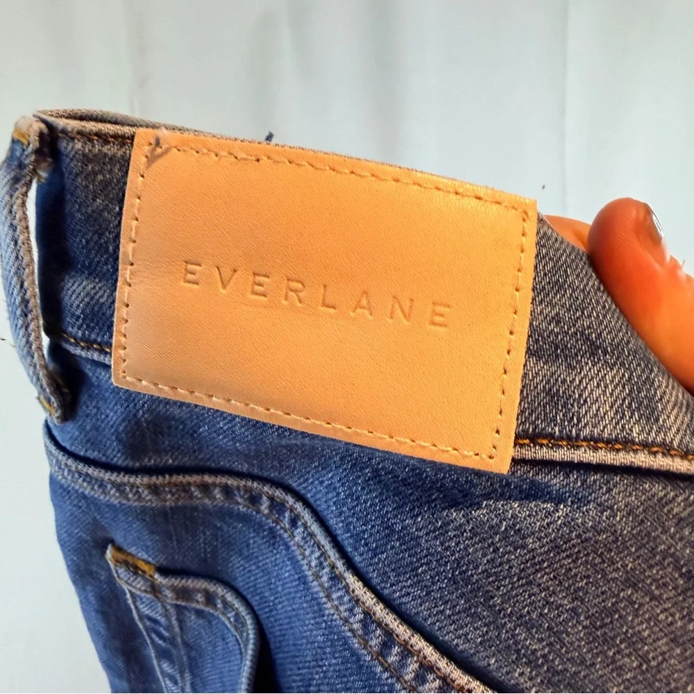 EVERLANE Women’s Size 28R Denim Jeans Way-High Jean Style Stretch High Rise